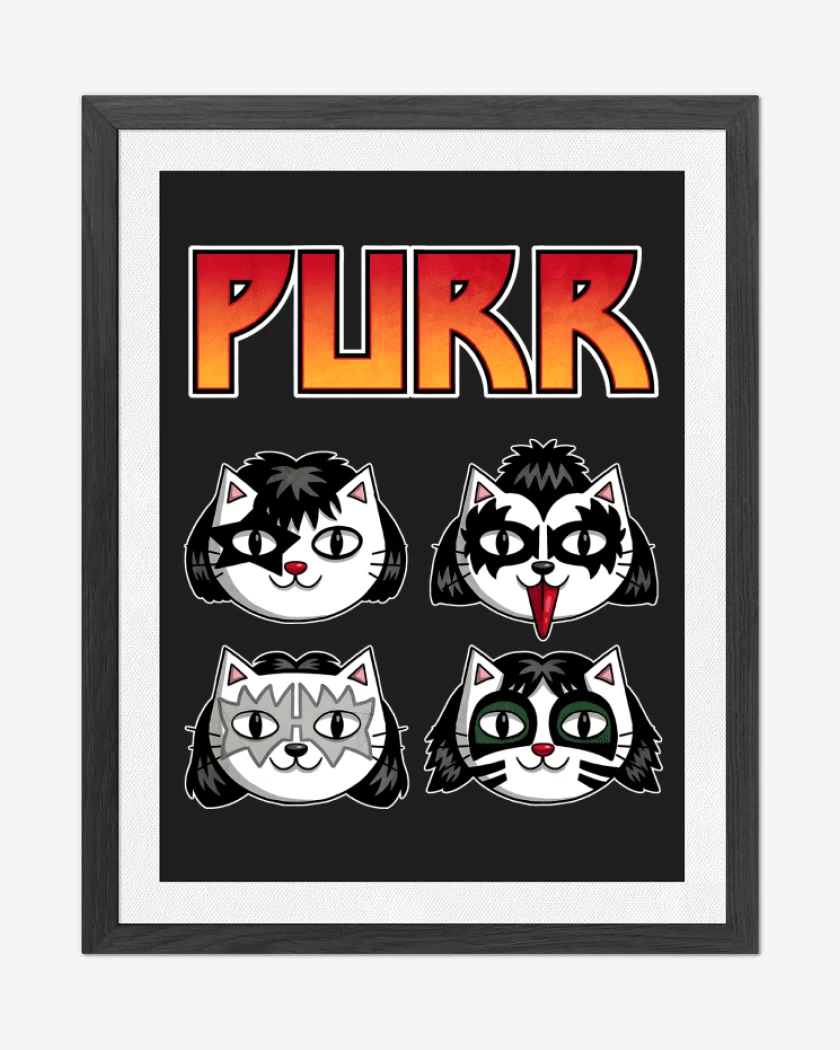 Cuadro decorativo Negro de Purr