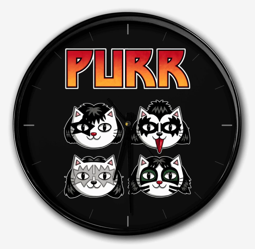 Reloj Negro de Purr