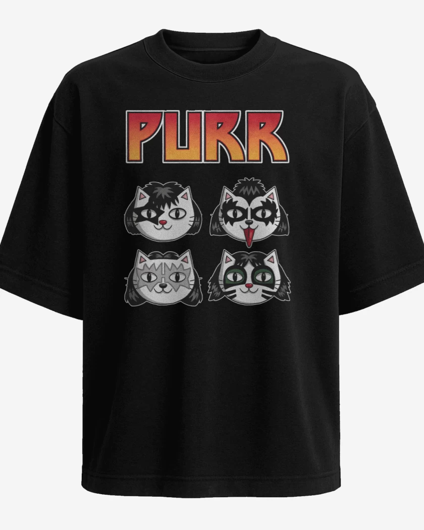 Polera Oversize Negro de Purr
