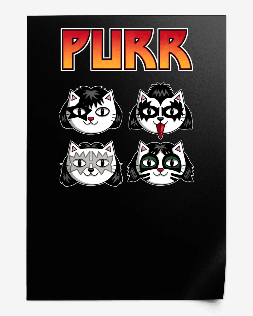 Print Negro de Purr