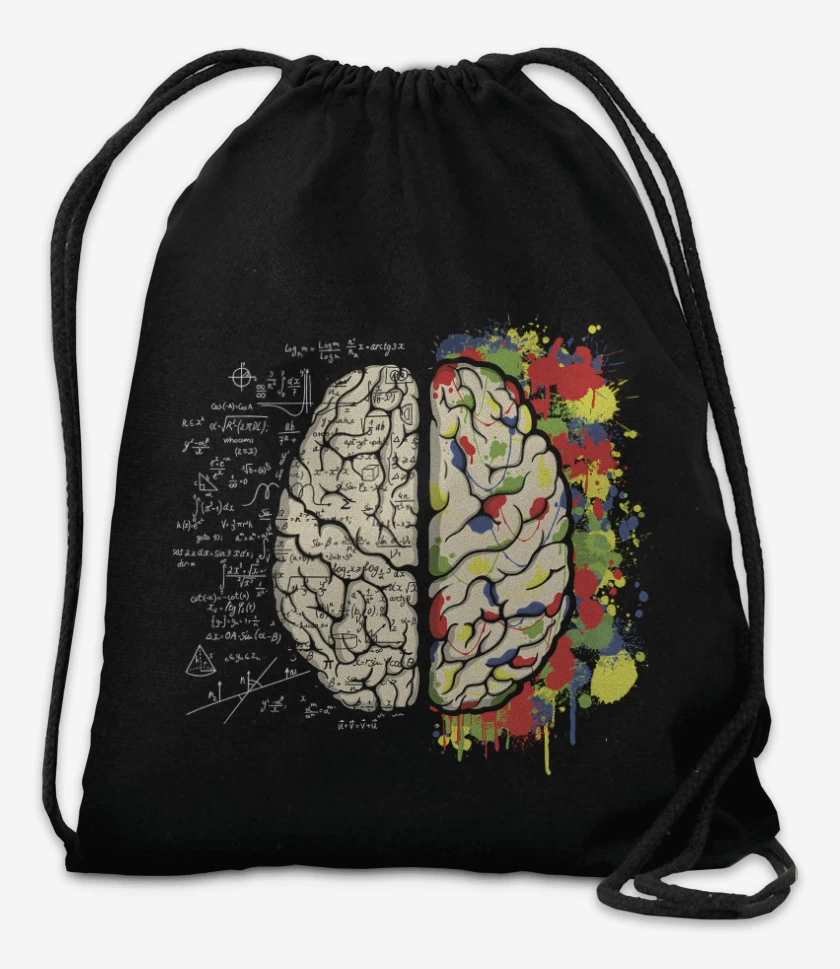 Mochila Negro de Cerebro