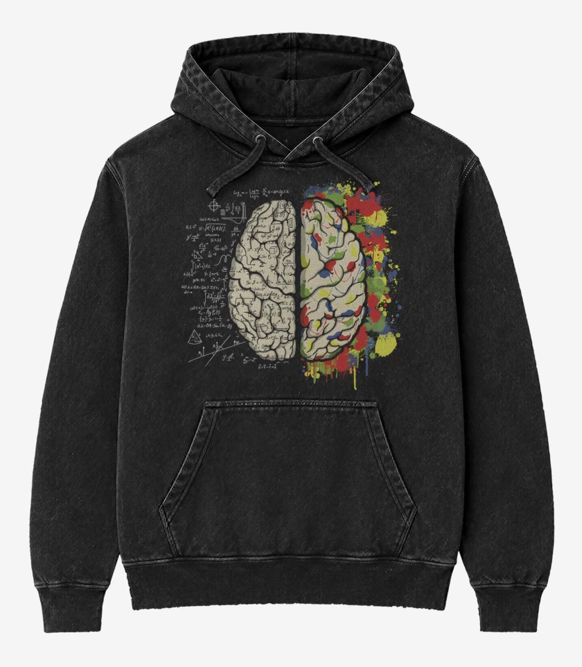 Poleron Canguro Acid Wash Cerebro
