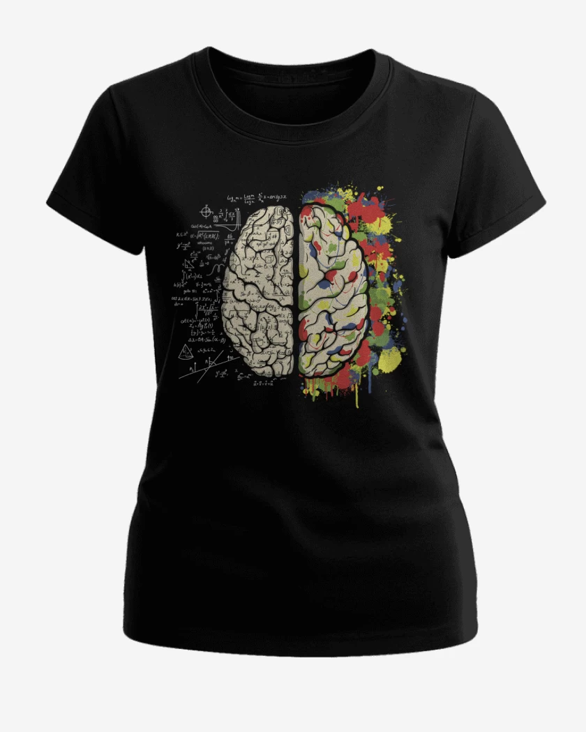 Polera de Mujer Negro de Cerebro