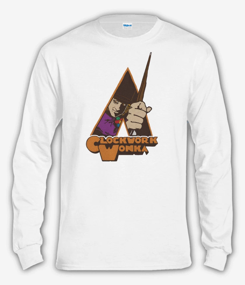 Polera manga larga Blanco de A Clockwork Wonka