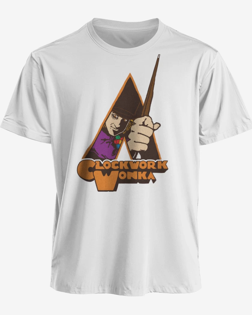 Polera premium Blanco de A Clockwork Wonka