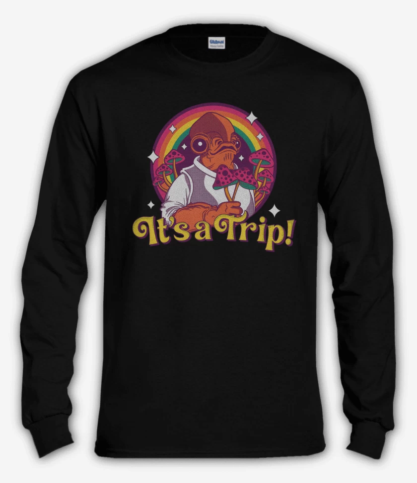 Polera manga larga Negro de Its a Trip