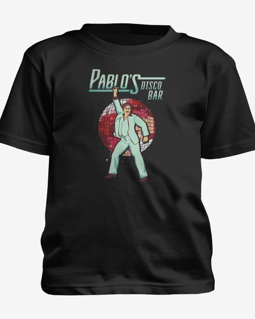 Polera de niño Negro de Pablos Disco Bar