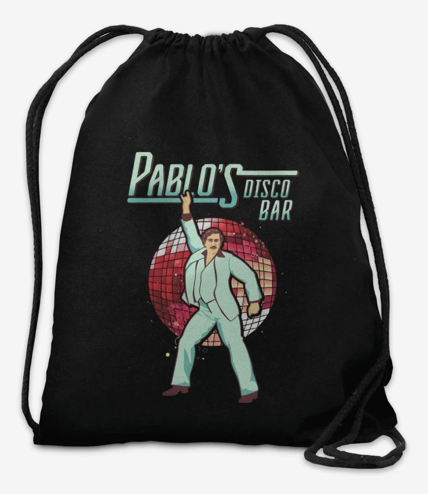 Mochila Negro de Pablos Disco Bar