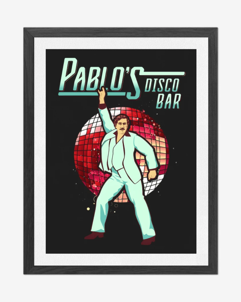 Cuadro decorativo Negro de Pablos Disco Bar