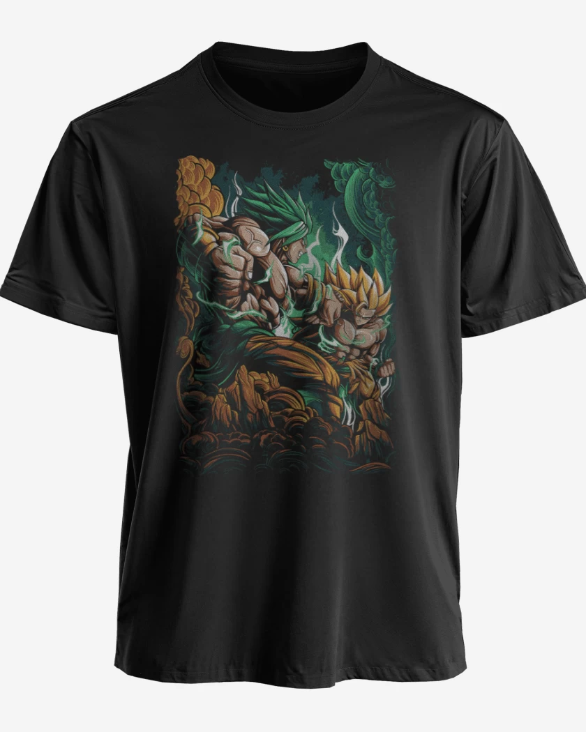 Polera Broly vs Goku SSJ3
