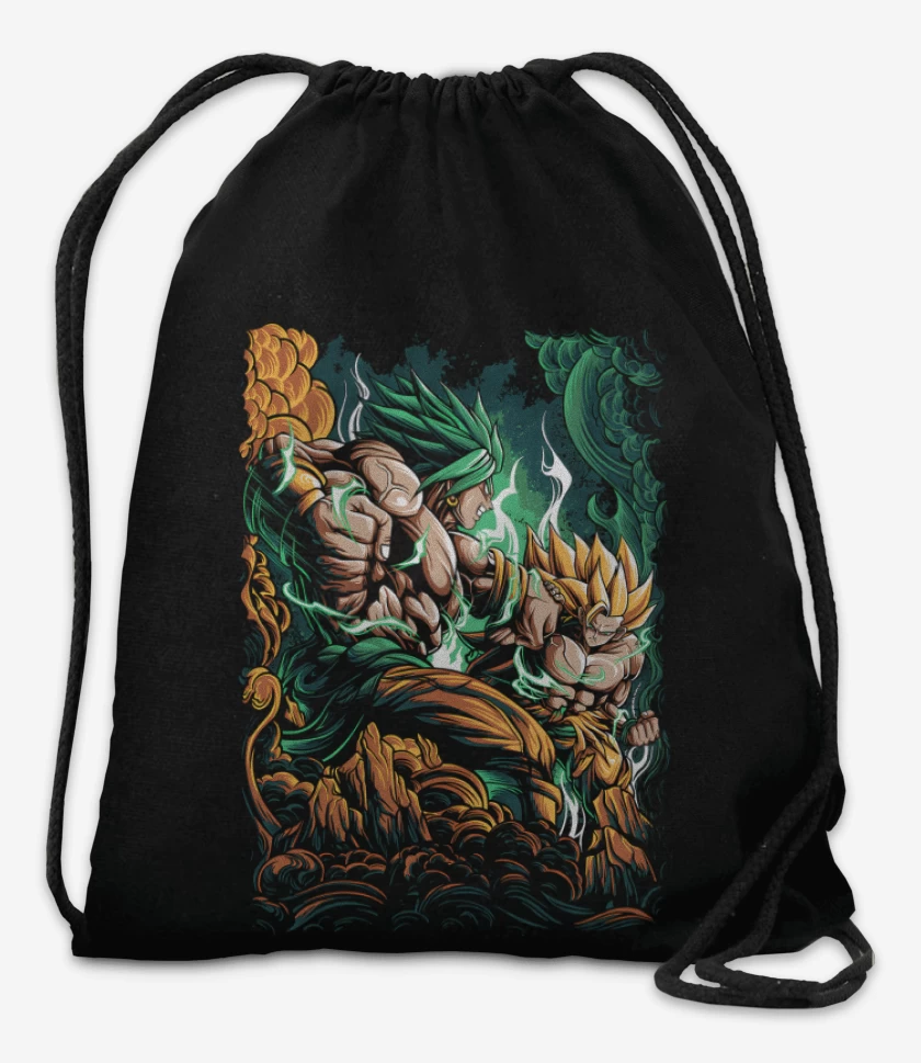 Mochila Broly vs Goku SSJ3
