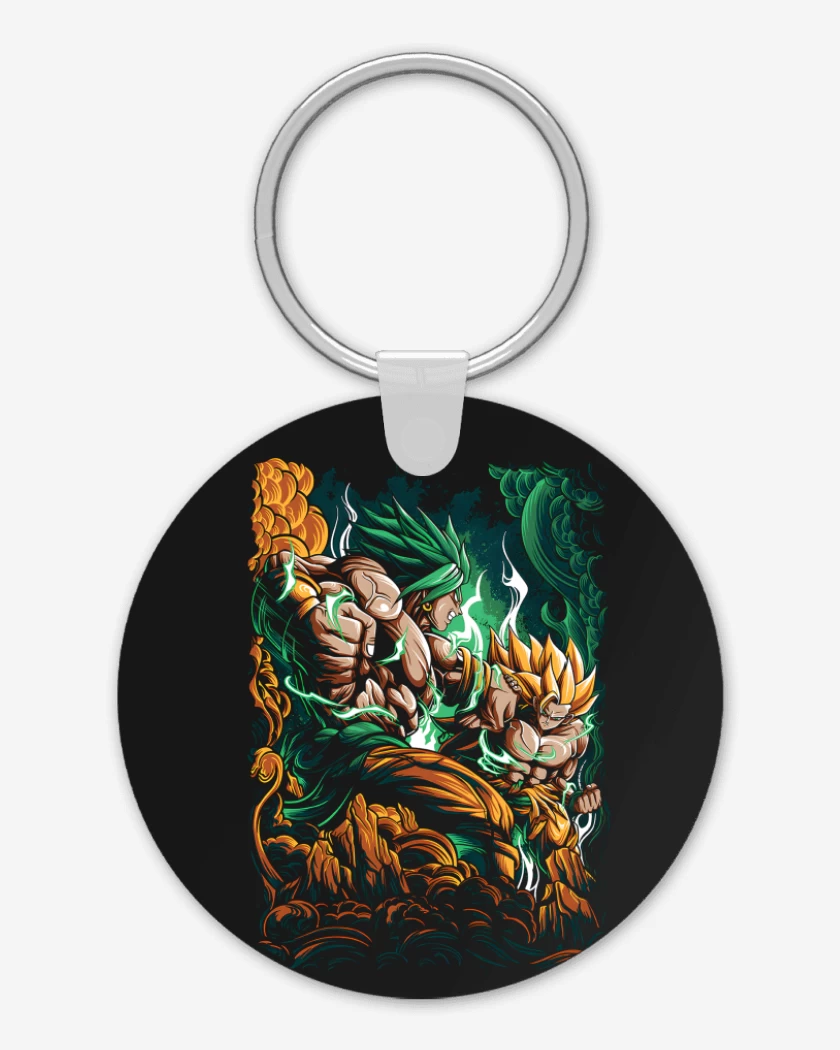 Llavero Broly vs Goku SSJ3