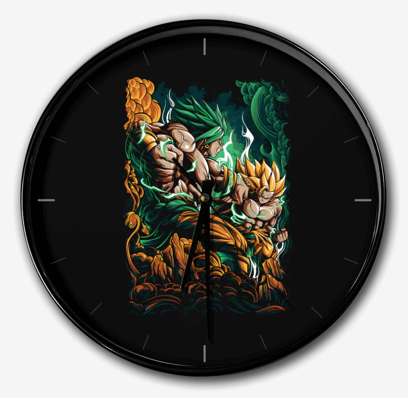 Reloj Negro de Broly vs Goku SSJ3