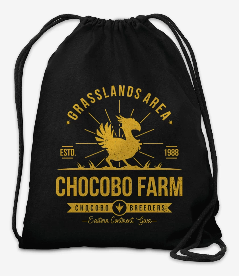 Mochila Negro de Chocobo Farm