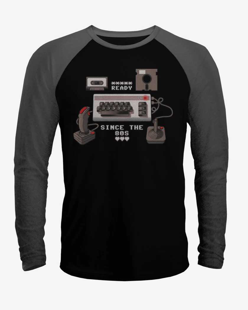 Polera Raglan Ready Since The 80s