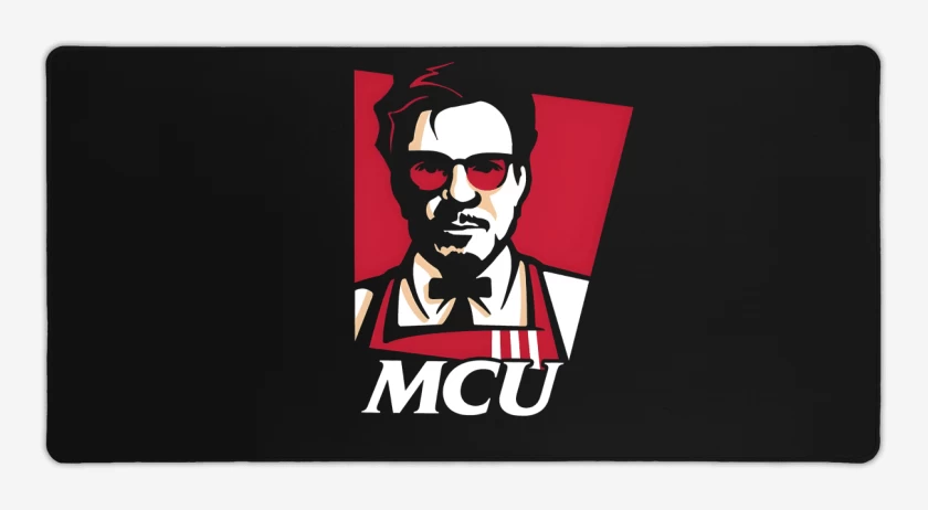 Mouse pad Gamer Negro de MCU