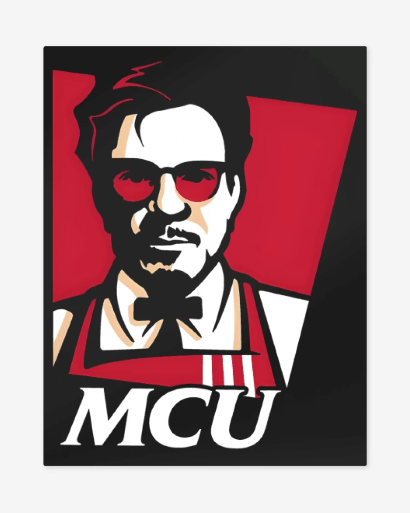 Print metalico Negro de MCU