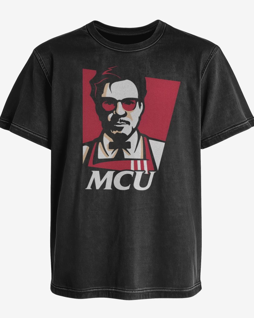 Polera desgastada Negro de MCU