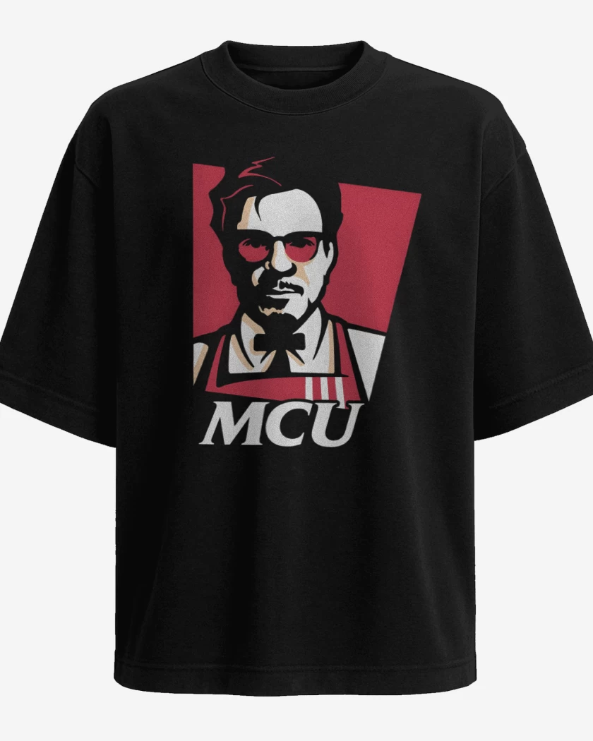 Polera Oversize Negro de MCU