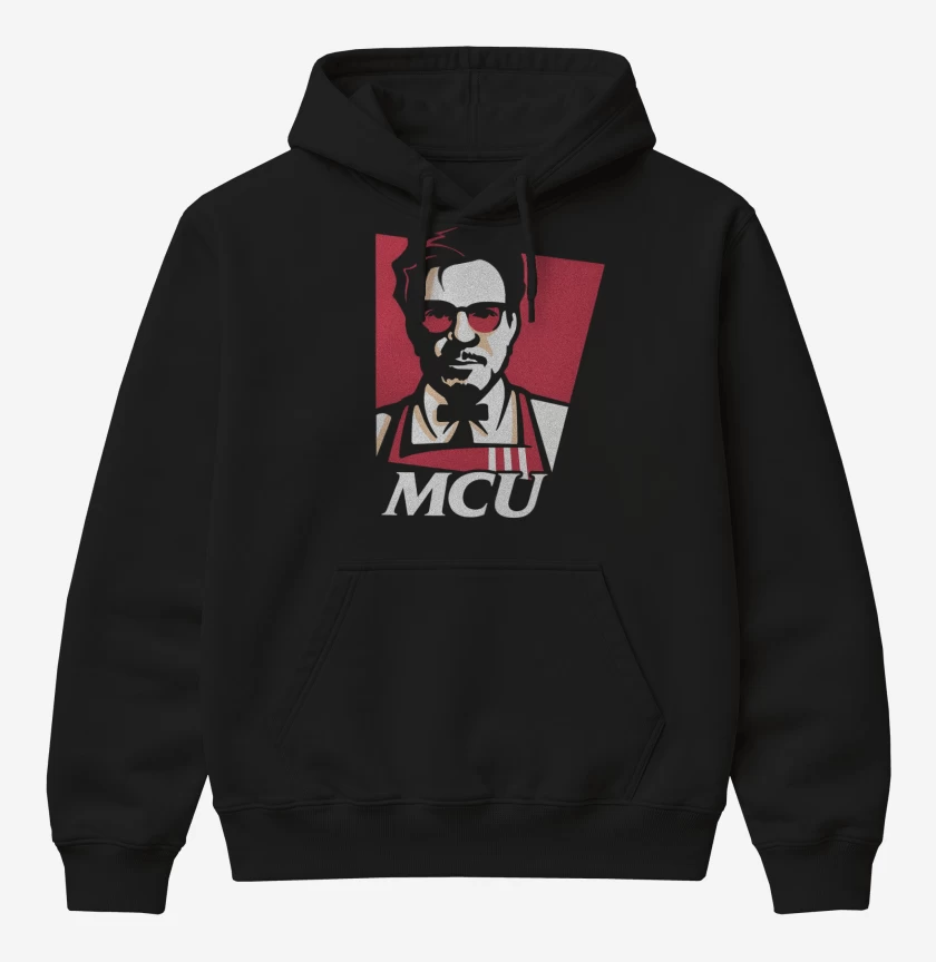 Poleron Canguro básico Negro de MCU