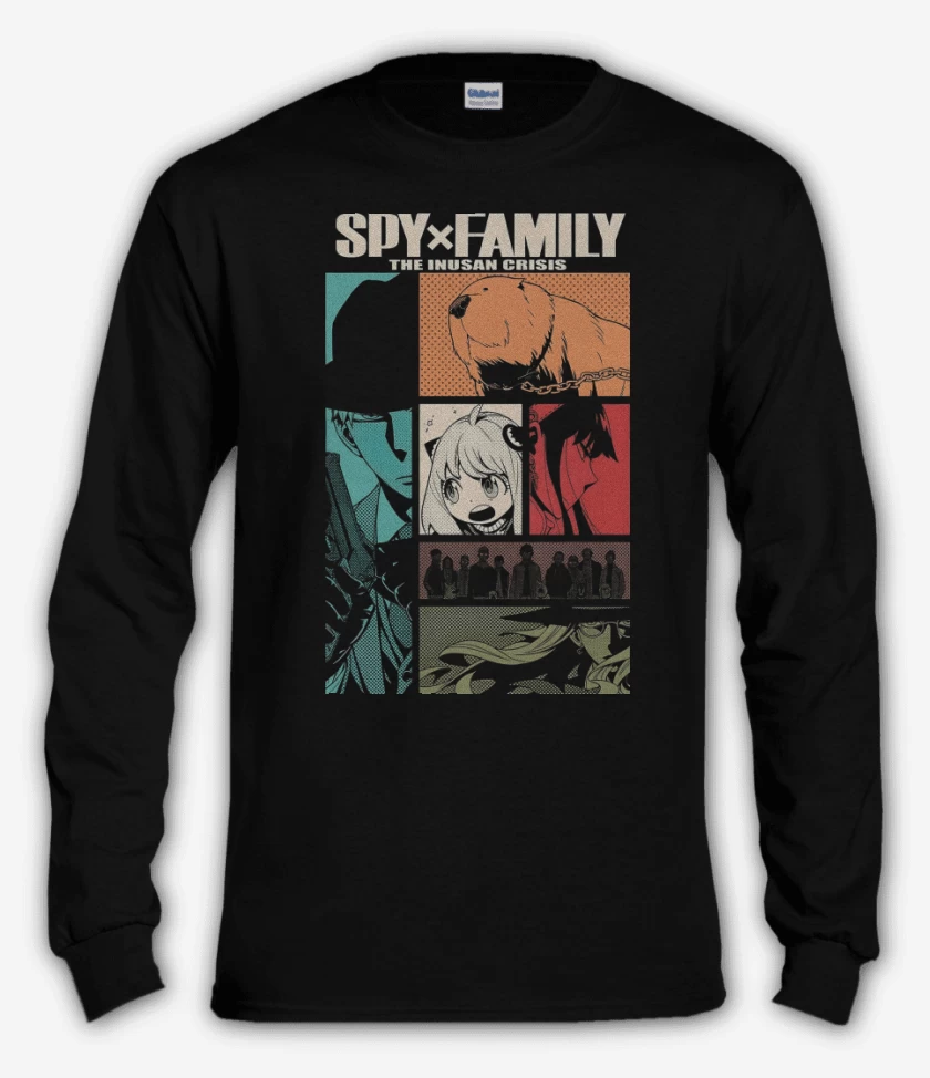 Polera manga larga Negro de Spy x Family