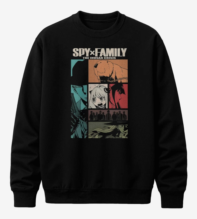 Poleron polo Negro de Spy x Family