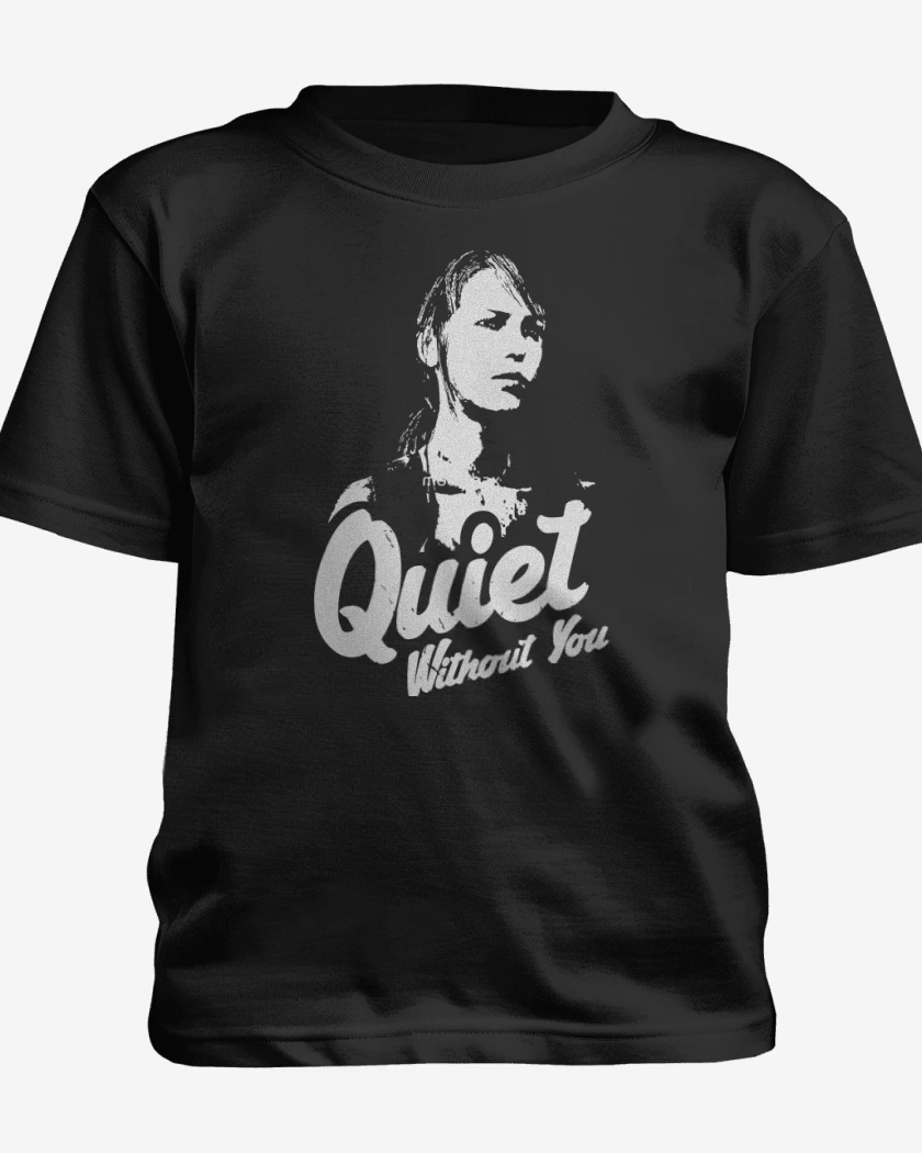 Polera de niño Negro de Quiet without you