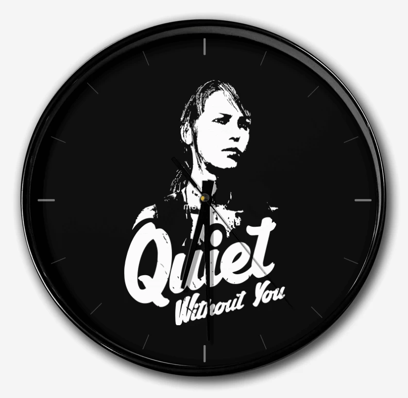 Reloj Negro de Quiet without you