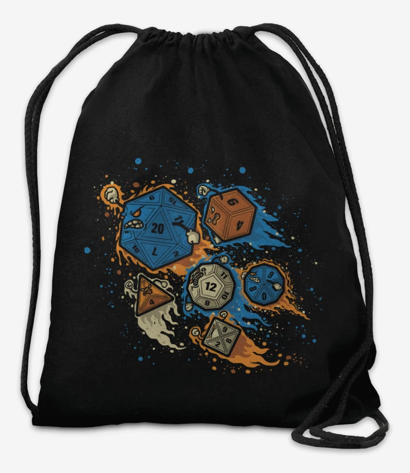 Mochila Negro de RPG al Ataque