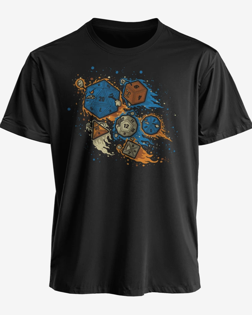 Polera premium Negro de RPG al Ataque