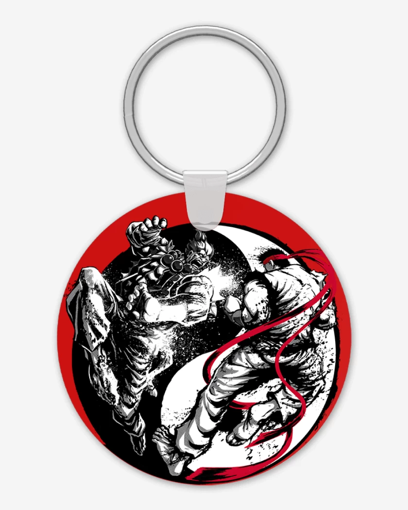 Llavero Rojo de Ryu Akuma