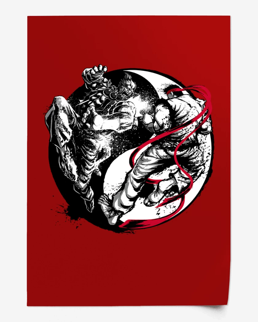 Print Ryu Akuma