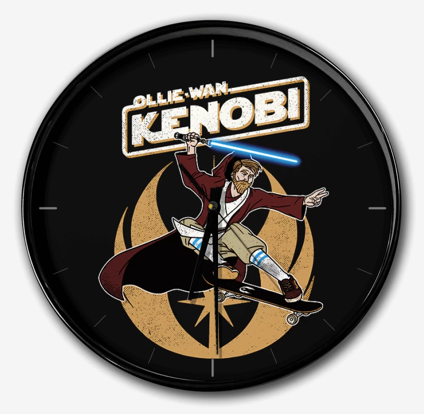Reloj Negro de Ollie wan kenobi