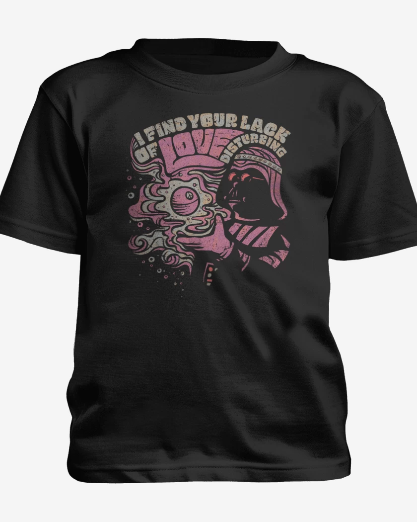 Polera de niño Negro de Darth Hippie