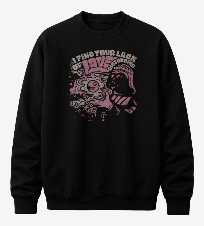Poleron polo Negro de Darth Hippie