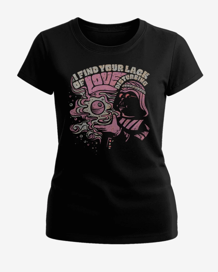 Polera de Mujer Negro de Darth Hippie