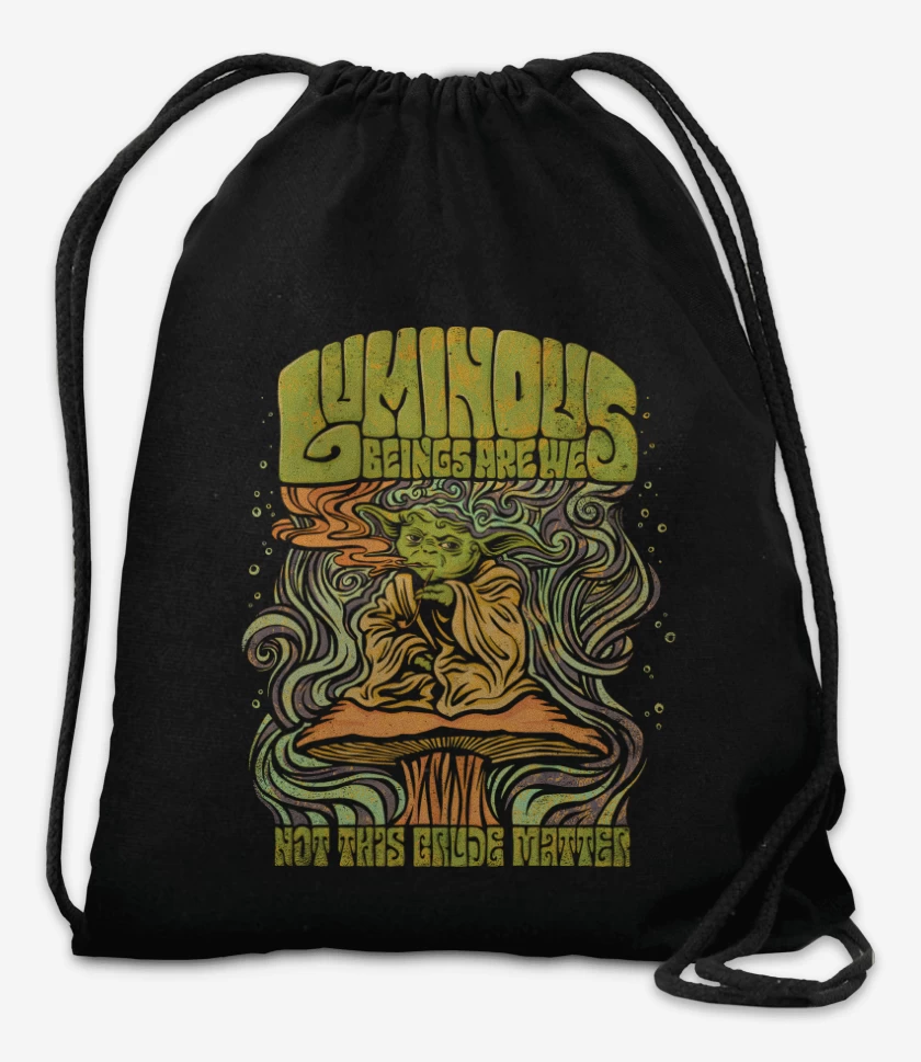 Mochila Negro de Yoda Fumon