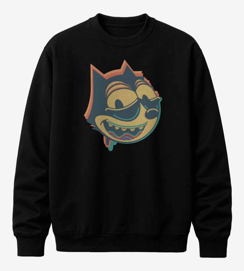 Poleron polo Negro de Felix en Ácidos