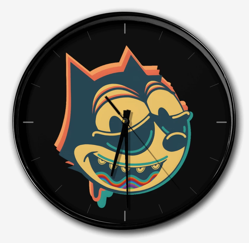 Reloj Negro de Felix en Ácidos