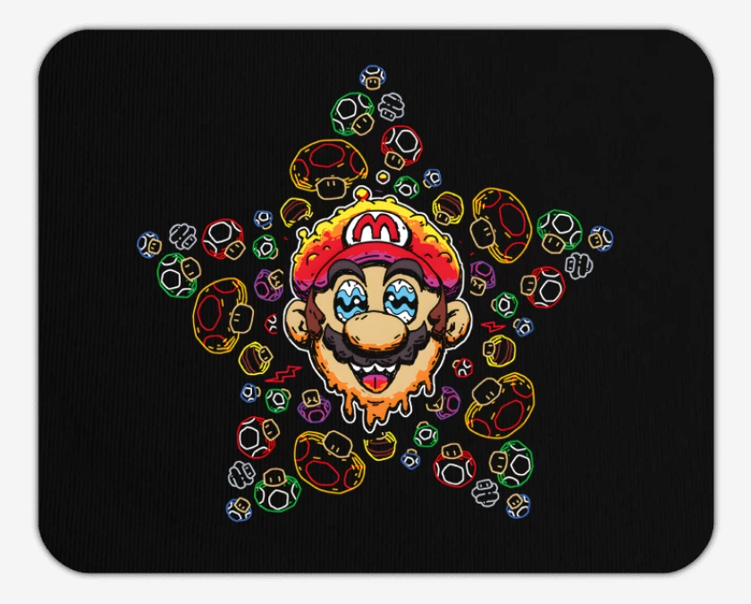 Mousepad Super bigote en Hongos