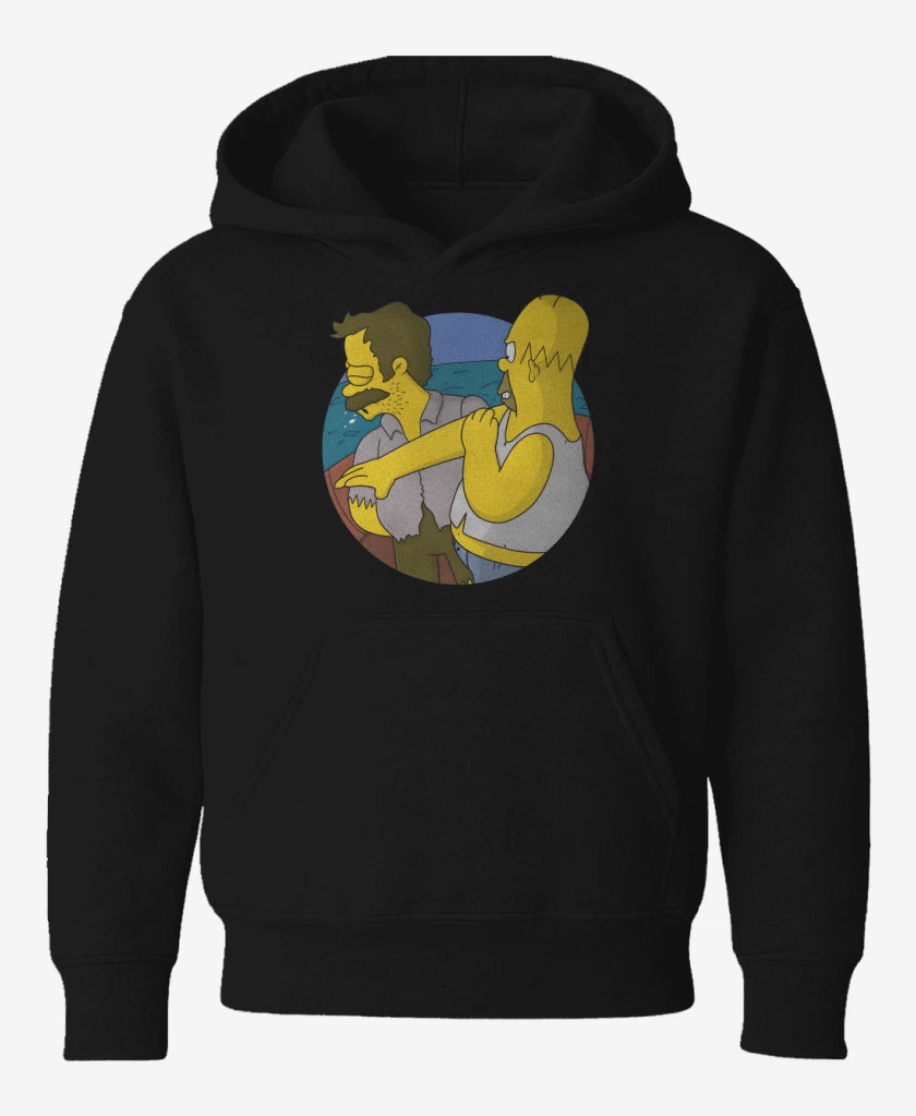 Poleron de niño Negro de Estupido Flanders