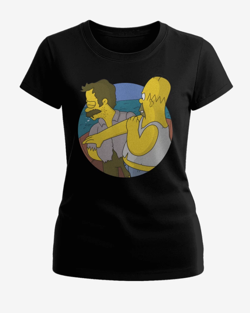 Polera de Mujer Negro de Estupido Flanders