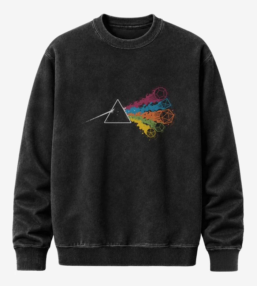 Poleron Polo Acid Wash Negro de The Dark Side of the RPG