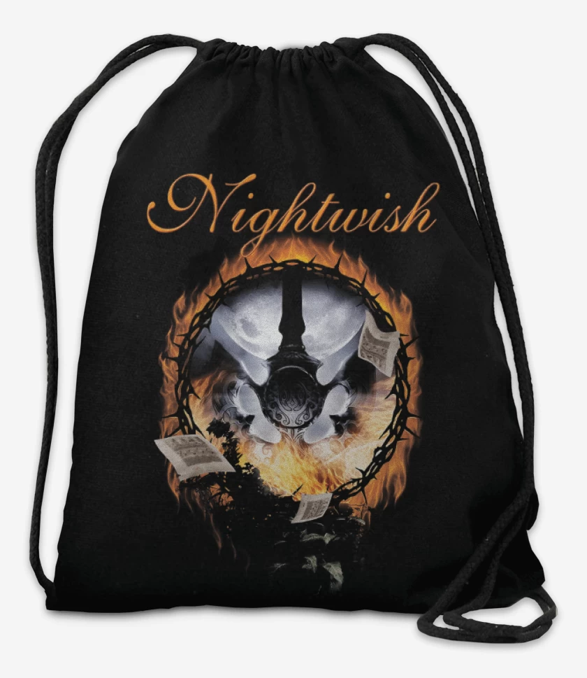 Mochila Negro de Nightwish