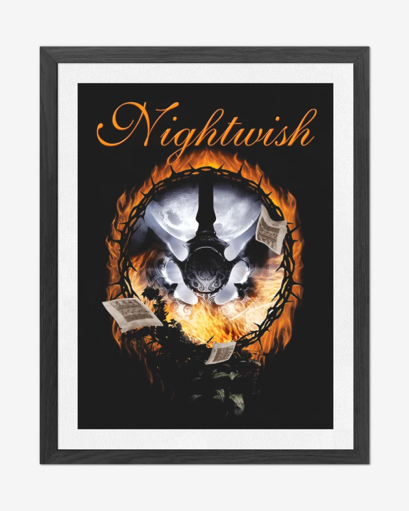 Cuadro decorativo Negro de Nightwish