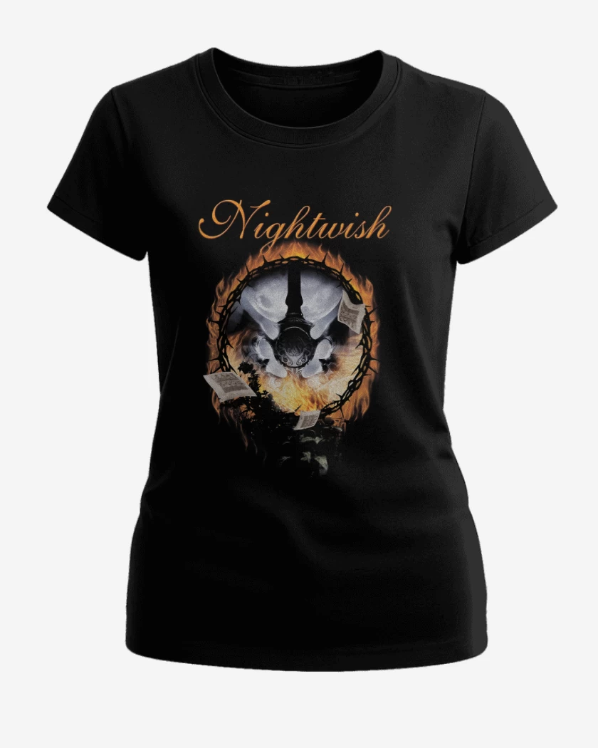 Polera de Mujer Negro de Nightwish