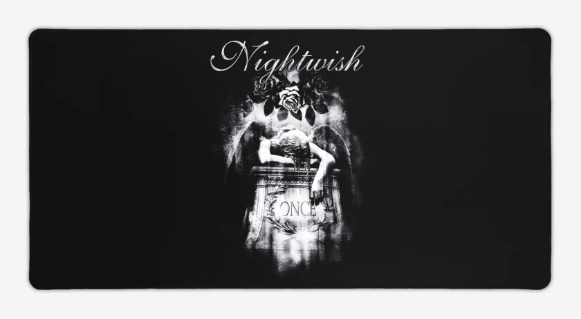 Mouse pad Gamer Negro de Nightwish 2