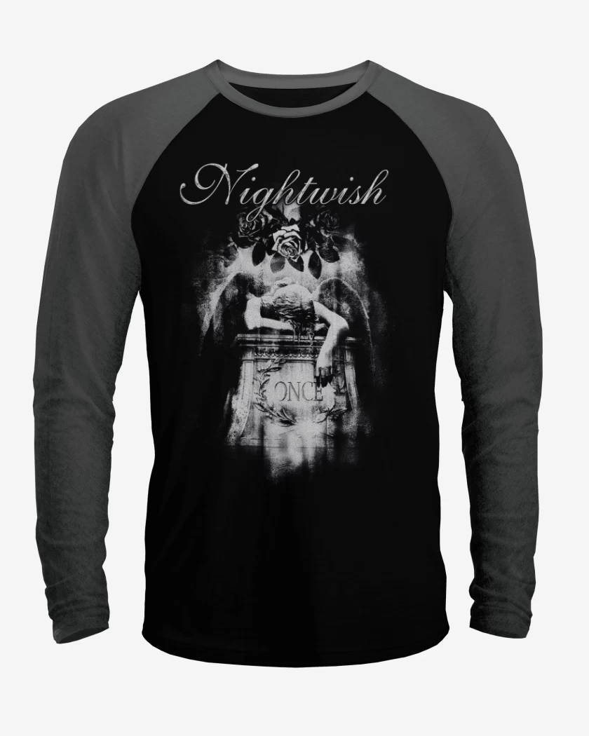 Polera Raglan Negro / Negro Heather de Nightwish 2