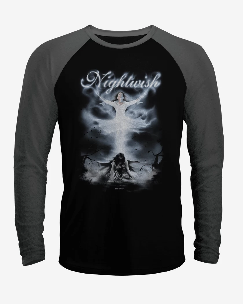 Polera Raglan Negro / Negro Heather de Nightwish 3