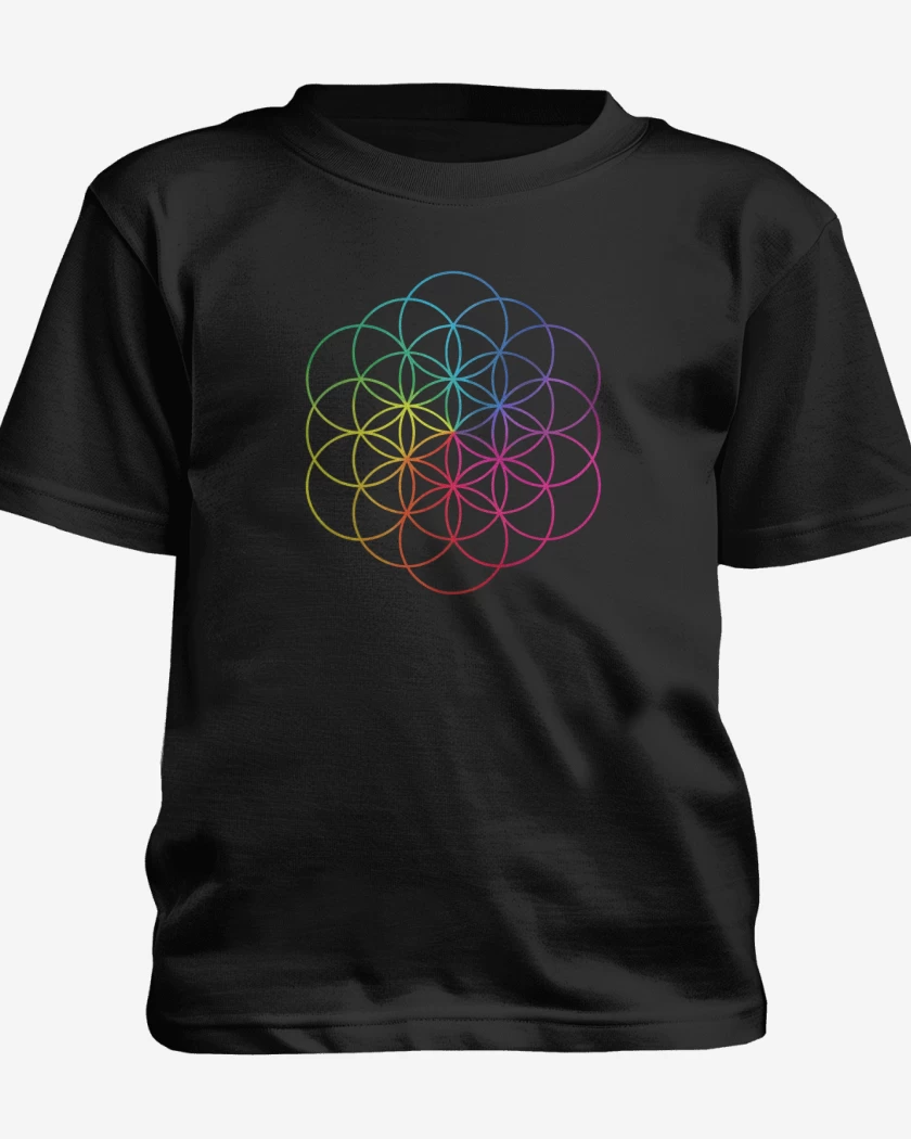 Polera de niño Negro de Coldplay
